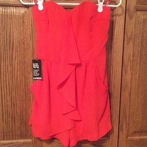 NWT Express strapless romper